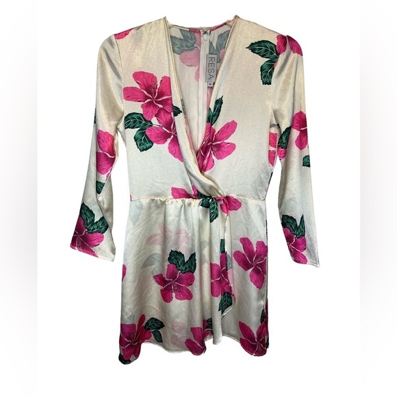RESA Iris Bow Hibiscus Dress in Tropical - Picture 4 of 9